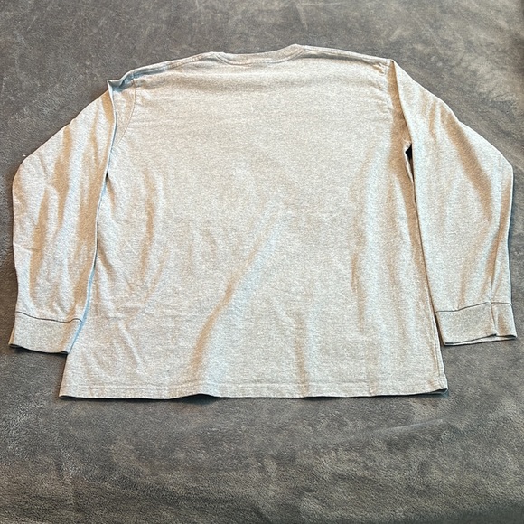 Supreme Men's Longsleeve Tee, Gray, Size XL - Picture 2 of 2